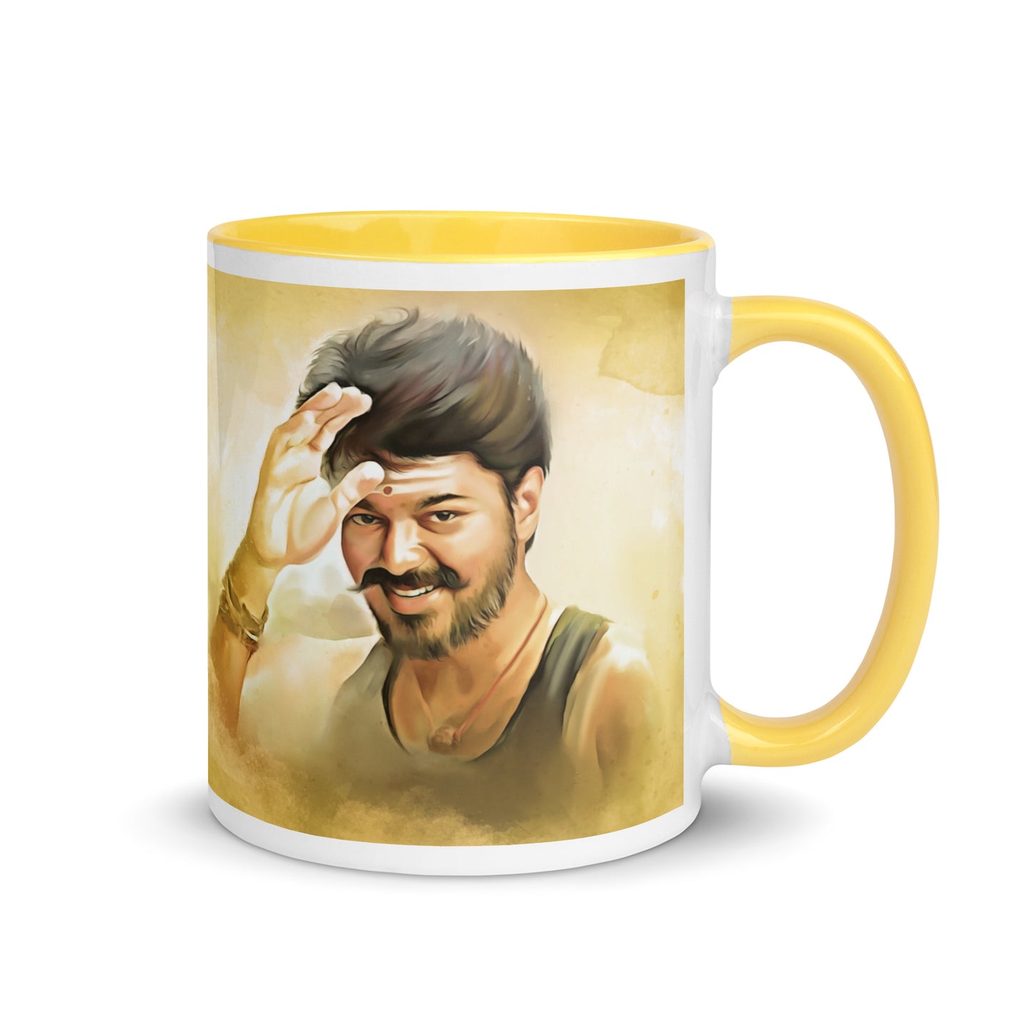 Canvas Art Vijay Mug with Colour Inside