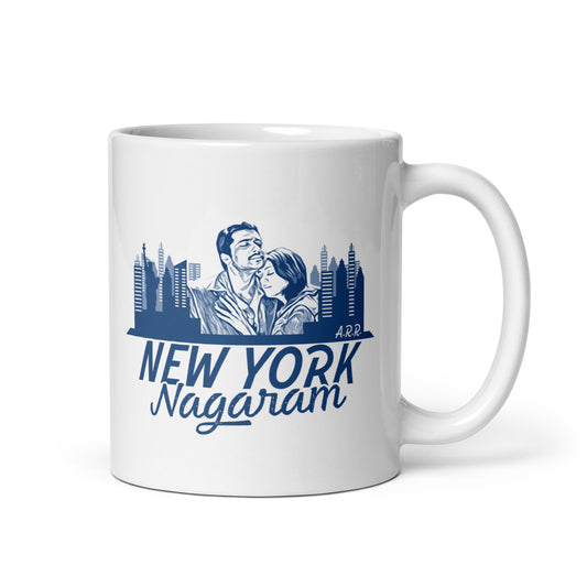 New York Nagaram by AR Rahman White Glossy Mug