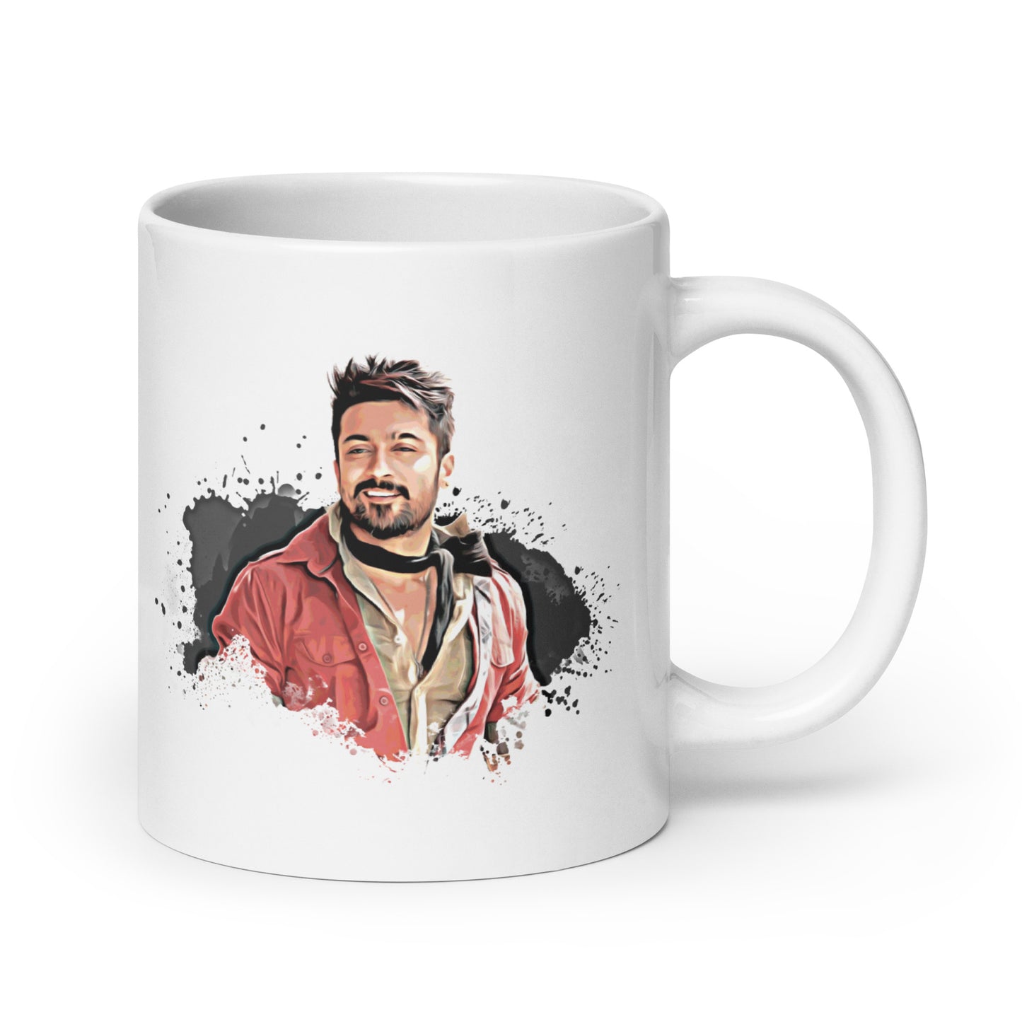 Suriya - Ink Splatter Art Mug